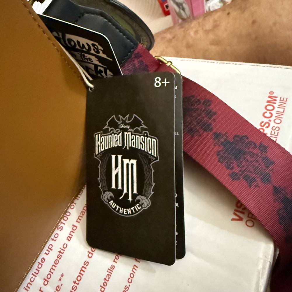 Loungefly Haunted Mansion Backpack NWT Glows in the Dark - Picture 6 of 9